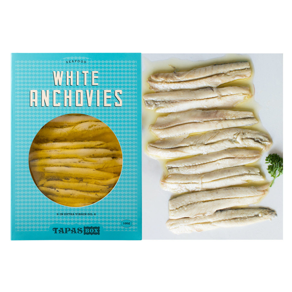 White Anchoives Marinated in Extra Virgin Olive Oil