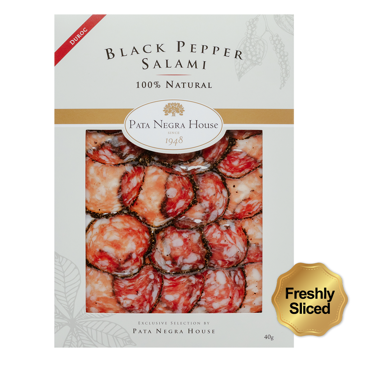 Black Pepper Salami - 100% Natural
