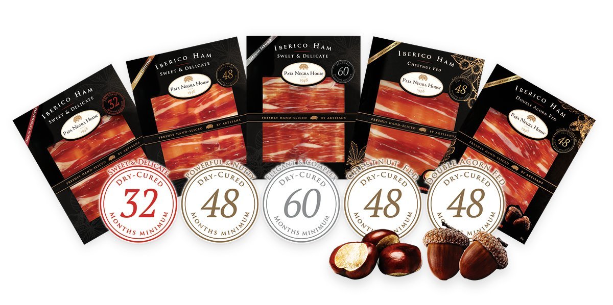 Iberico Ham Collection (50g x 5 styles)