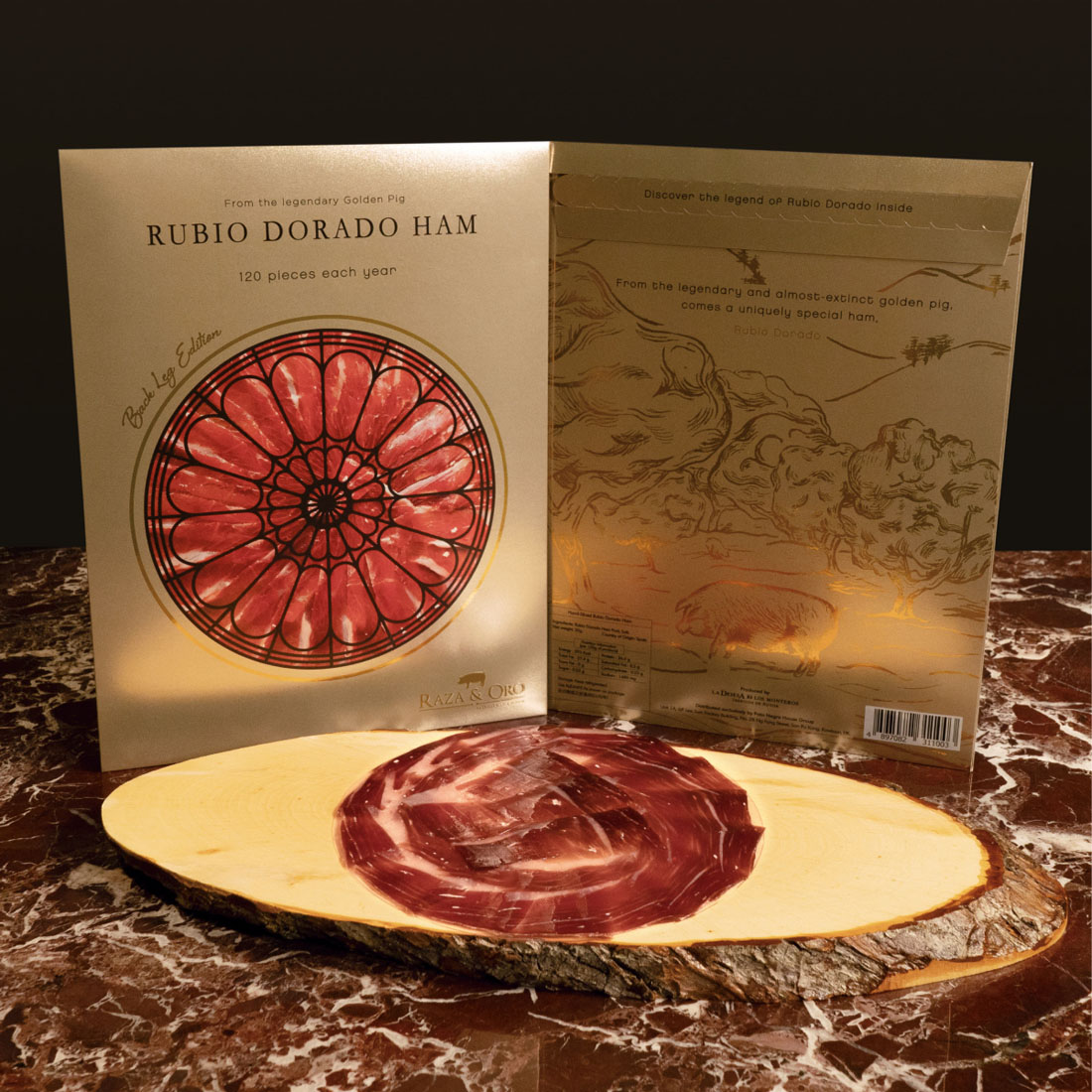 Hand-Sliced Rubio Dorado Ham Gift Pack